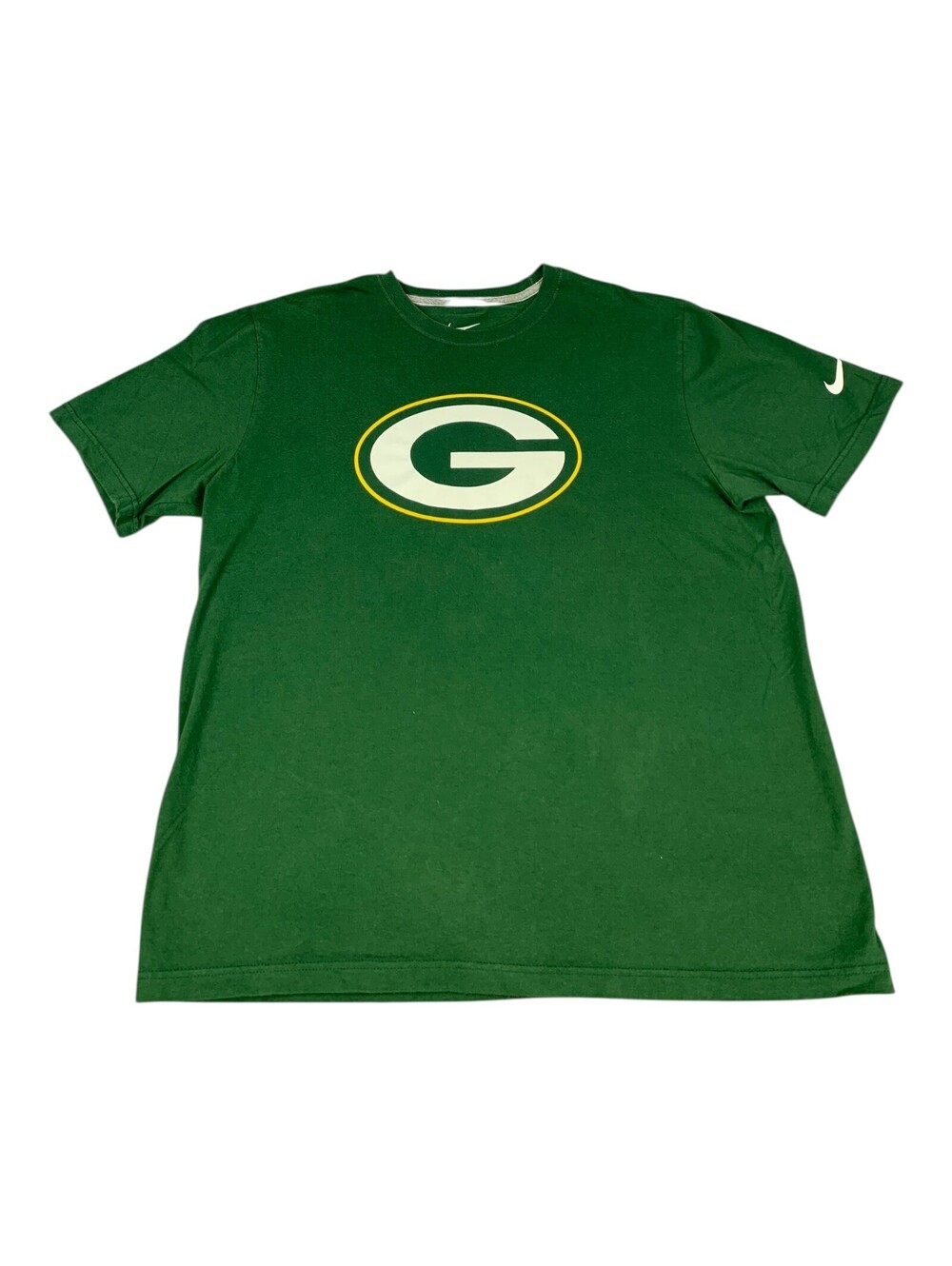 Nike Green Bay Packers Green Gold Short Sleeve T-Shirt Dri-Fit, Menβs Size XL